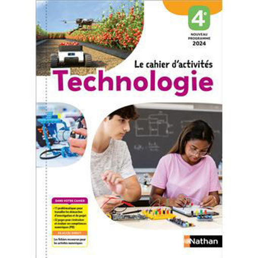 Picture of Technologie le cahier d'activite 4e 2025