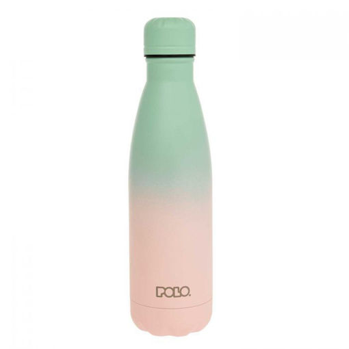 Picture of Water Bottle Insulated Stainless Steel 500ml Cyan/