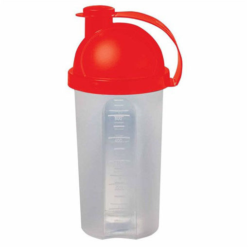 Picture of Water Bottle Plastic 500ml Red Bassile