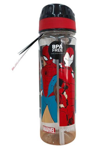 Picture of Water Bottle Plastic 680ml Spiderman Smiggle