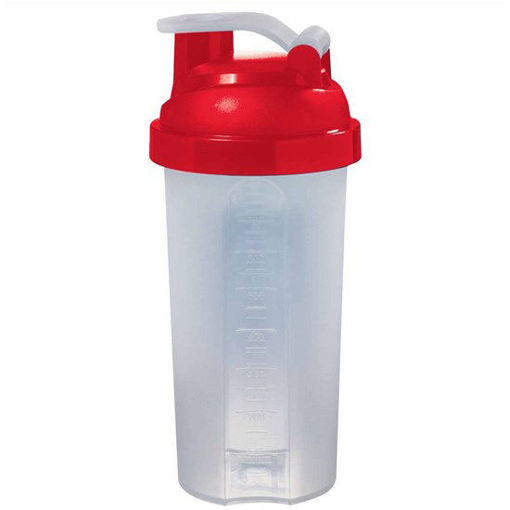 Picture of Water Bottle Plastic 700ml Red Bassile