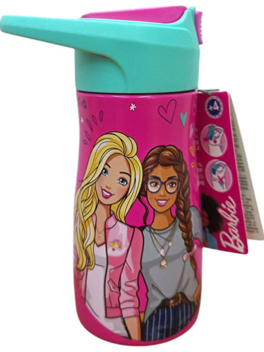 Picture of Water Bottle Stainless Steel 430ml Purple Barbie M