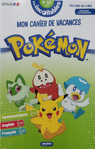 Picture of Cahier De Vacances  Du CM1 Au CM2 Pokemon