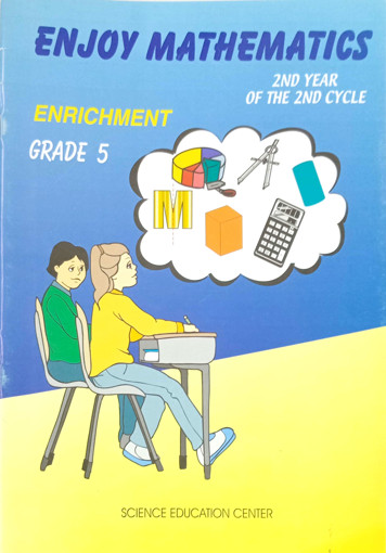 Picture of Enjoy Maths enrichment Gr5 Science education centr