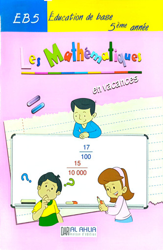 Picture of Les mathématiques en vacances EB5 Ahlia