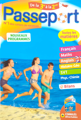 Picture of Passeport toutes les matieres 3e/2de hachette 2024