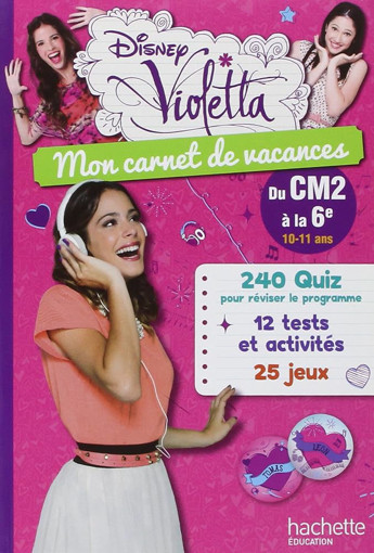 Picture of Violetta Mon Carnet De Vacances Du Cm2 A La 6 Hach