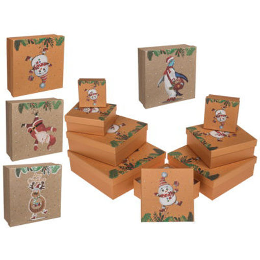 Picture of Box For gift (Set of 12) Christmas Out of the blue