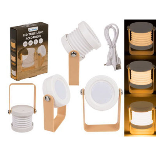 Picture of LED Table Lamp ,Accordion With Triple Function