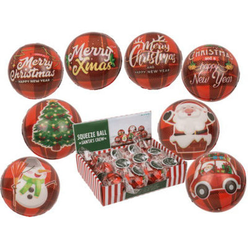Picture of Santa's Crew ,Squeeze Ball  6 cm