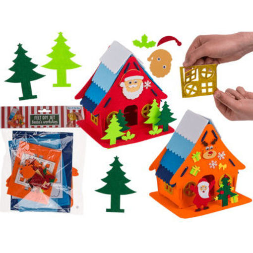 Picture of Santa's Workshop ,craft felt DIY set