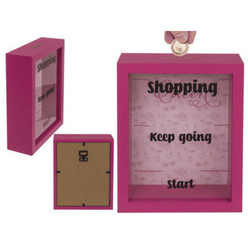 Picture of Open Item Out of the blue, Wooden Saving Box