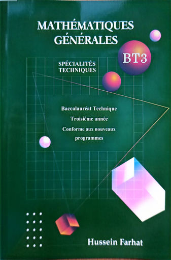 Picture of Maths Generales BT3 Farhat 2023