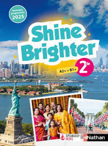 Picture of Shine Brighter Bk 2nd A2 B1+ Nathan 2025