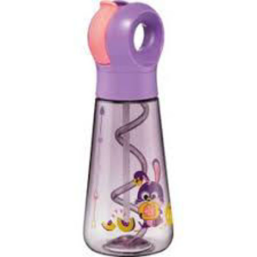 Picture of Water Bottle Plastic 500ml Purple Rabbit Maped