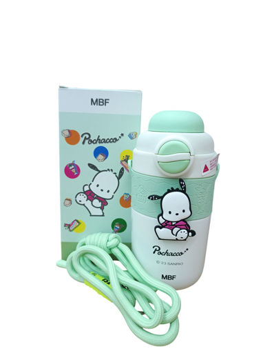 Picture of Water Bottle Stainless Steel 500ml With Rope