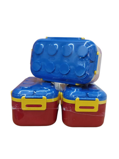Picture of Lunch Box Colored 3Parts Plastic