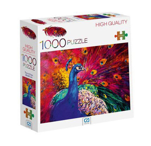 Picture of Puzzle 48X68cm 1000pcs, Peacock