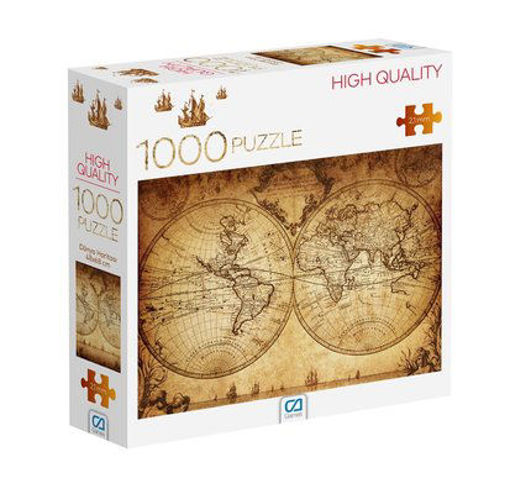 Picture of Puzzle 48X68cm 1000pcs, World Map