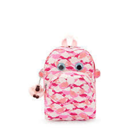 Picture of Faster Backpack Small Pink Palm Kipling