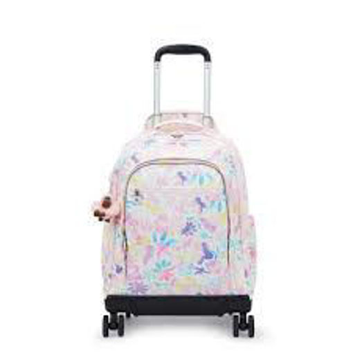 Picture of New Zea Trolly Backpack Large Aqua Sea Kipling