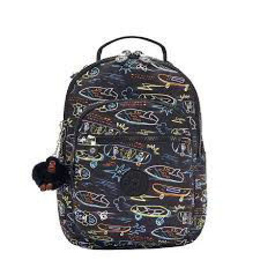 Picture of Seoul Backpack Small Neon Skate Kipling