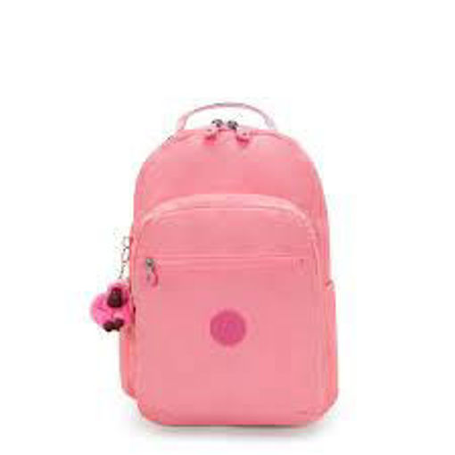 Picture of Seoul Lap Backpack Large Coral Sea Kipling