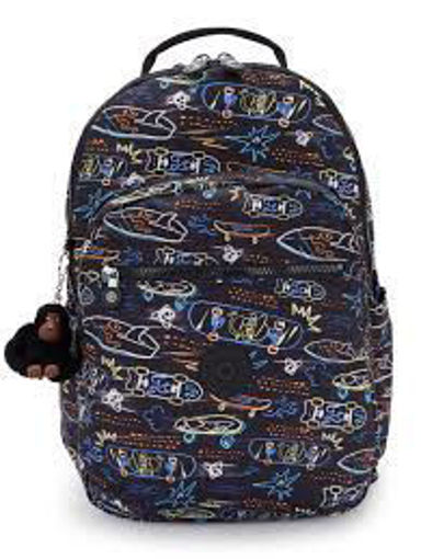 Picture of Seoul Lap Backpack Large Neon Skate Kipling