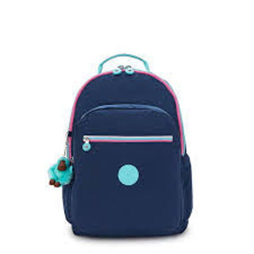 Picture of Seoul Lap Backpack Large Resort Navy Kipling