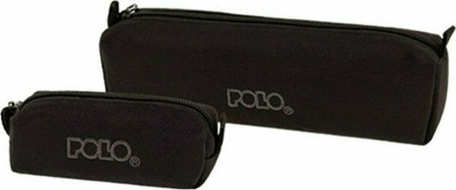 Picture of Pencil Case 1comp Black Wallet Polo