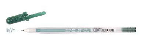 Picture of Ball Pen Metallic Hunter Green 0.5mm Gelly Sakura