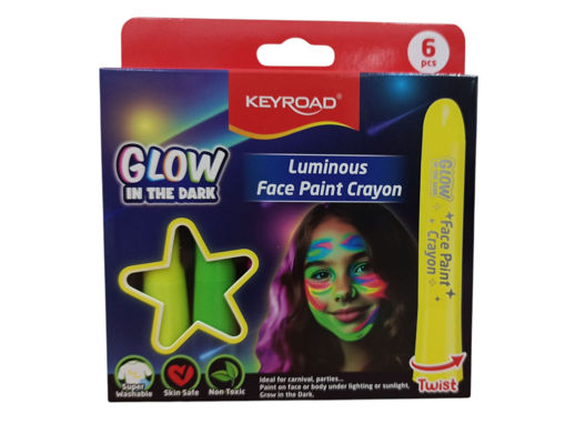 Picture of Face Painting 6colors Glow In The Dark Keyroad