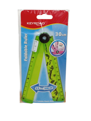 Picture of Foldable Ruler (15-30)cm Fluo Plastic Keyroad