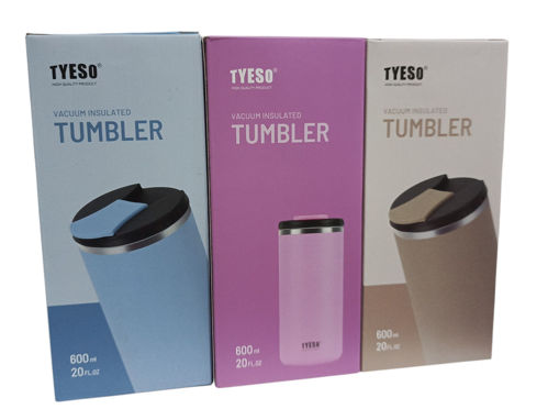 Picture of Mug 600ml Assorted Stainless Insulated Tyeso