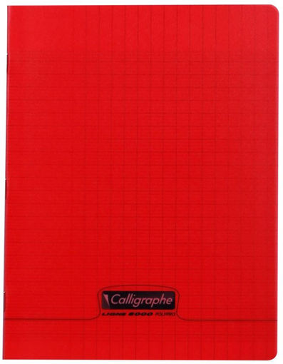 Picture of Stitched Copybook 17X22cm 96sheets Red 90gr Square