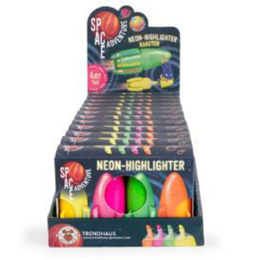 Picture of Highlighter Assorted (Set of 4) Neon Color Trendha
