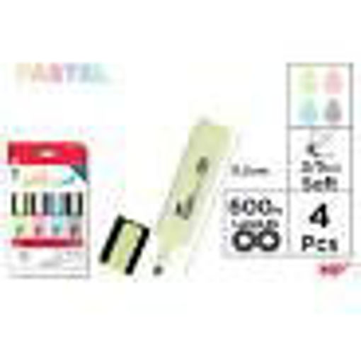 Picture of Highlighter Assorted (Set of 4) Pastel 5mm MP