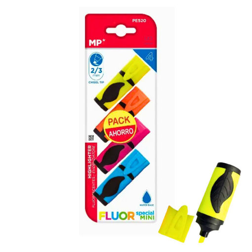 Picture of MP Highlighter Assorted (Set of 4) Neon Color (2-3