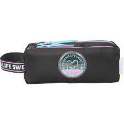 Picture of Pencil Case 1 Comp Black Stellar Marshmallow
