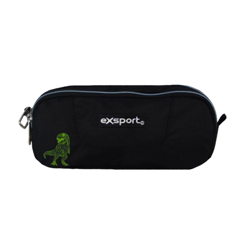 Picture of Pencil Case 2 Comp Large Slogan Boys Exsport