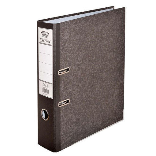 Picture of Binder With Lever A4 8cm Black With Perforater Cro