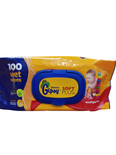 Picture of Wipes 100pcs Soft Sanita, Aloe Vera