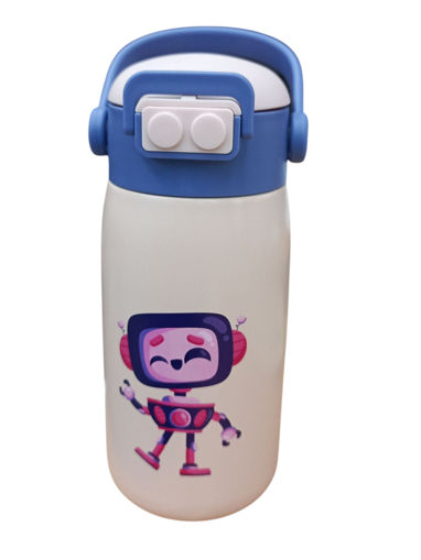 Picture of Water Bottle Insulated Stainless Steel 560ml Robot