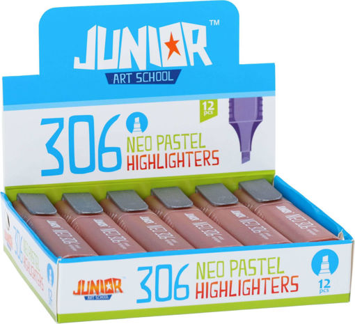 Picture of Highlighter Pastel Orange Glitter Junior