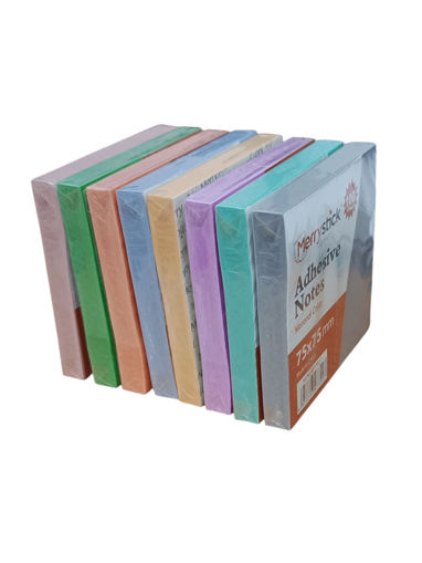 Picture of Stick Notes 75x75mm Colored 100pcs Bassile
