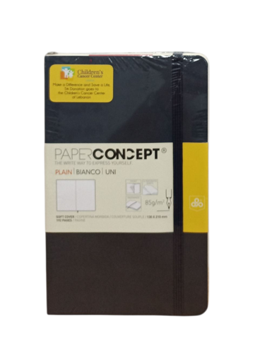 Picture of Notebook SC W Elastic 13x21cm Dark blue Lined Conc