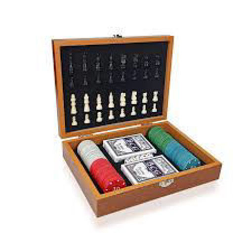 Picture of Foreign Games Age 18+ Chess Set +Poker Chips