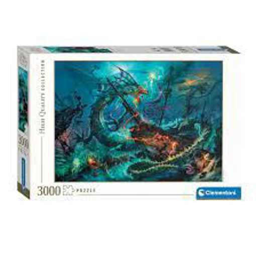 Picture of Puzzle 119x85cm 3000pcs Underwater Clementoni