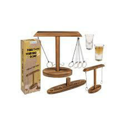 Picture of Foreign Games Age 5+, Wooden Ring  With 2 Shot Gla