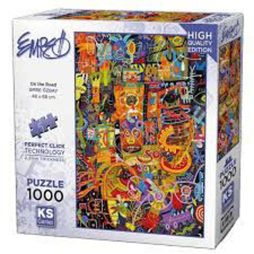 Picture of Puzzle 48X68cm 1000pcs On The Road KS games